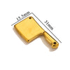 Stainless Steel Tool Pendant Jewelry Accessories Electroplated