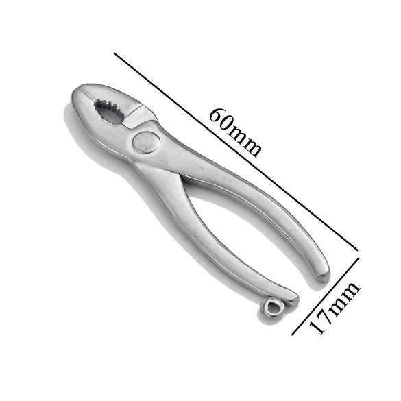 Stainless Steel Tool Pendant Jewelry Accessories Electroplated