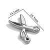 Stainless Steel Tool Pendant Jewelry Accessories Electroplated