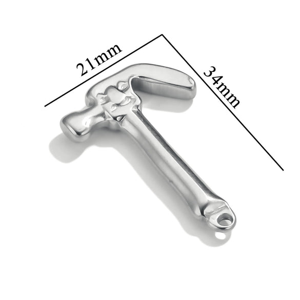 Stainless Steel Tool Pendant Jewelry Accessories Electroplated