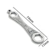 Stainless Steel Tool Pendant Jewelry With Fork And Spoon Pattern Electroplated