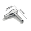 Stainless Steel Tool Pendant Jewelry With Fork And Spoon Pattern Electroplated