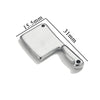Stainless Steel Tool Pendant Jewelry With Fork And Spoon Pattern Electroplated