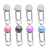 Stainless Steel Totem Brooch Pin With Electroplating Treatment