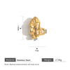 Stainless Steel Totem Geometric Electroplated Threeway With Elbow Spacer Bead Pendant Jewelry Accessories For Bracelet And Necklace