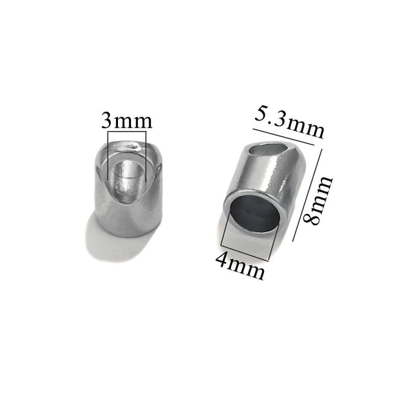 Stainless Steel Totem Geometric Vacuum Plated Leather Rope Connection Buckle Jewelry Accessories For Diy Bracelet And Foot Chain