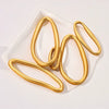 Stainless Steel Totem Irregular Border Connector Pendant Necklace Jewelry Accessories With Pvd Gold Electroplating