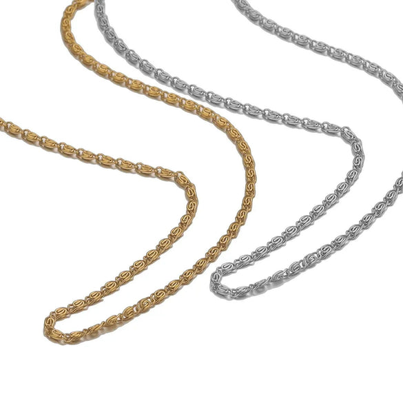 Stainless Steel Totem Pattern Hip Hop Style Handmade Jewelry Chain Making Supplies For Necklace And Bracelet Wholesale