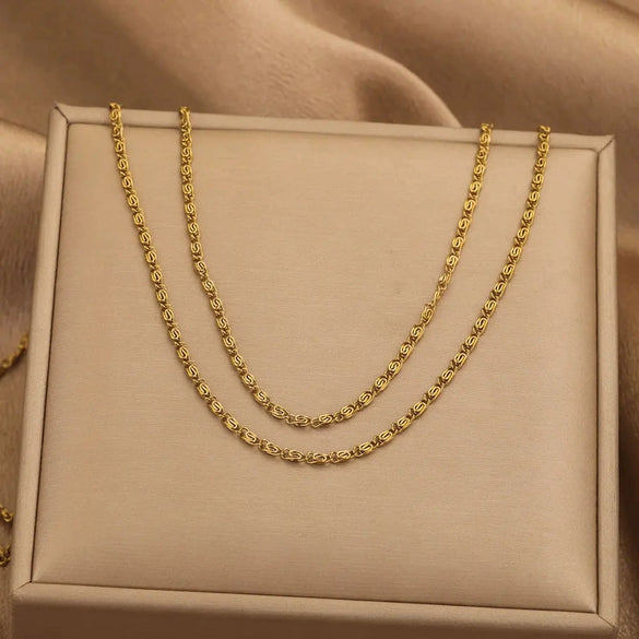 Stainless Steel Totem Pattern Hip Hop Style Handmade Jewelry Chain Making Supplies For Necklace And Bracelet Wholesale