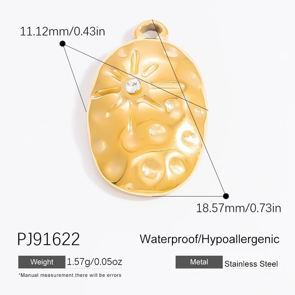 Stainless Steel Totem Pendant Jewelry Accessories Electroplated Fashion Style