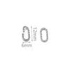 Stainless Steel Totem Twist Opening Loop Connector For Diy Jewelry Making Electroplated