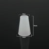 Stainless Steel Transparent Silicone Navel Plug Ring Multistyle Sharp Cone Conical Unisex Elegant