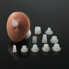Stainless Steel Transparent Silicone Navel Plug Ring Multistyle Sharp Cone Conical Unisex Elegant