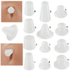 Stainless Steel Transparent Silicone Navel Plug Ring Multistyle Sharp Cone Conical Unisex Elegant