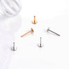 Stainless Steel Tshaped Push Pin Rod Piercing Jewelry Accessories Electroplated