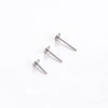 Stainless Steel Tshaped Push Pin Rod Piercing Jewelry Accessories Electroplated