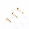 Stainless Steel Tshaped Push Pin Rod Piercing Jewelry Accessories Electroplated