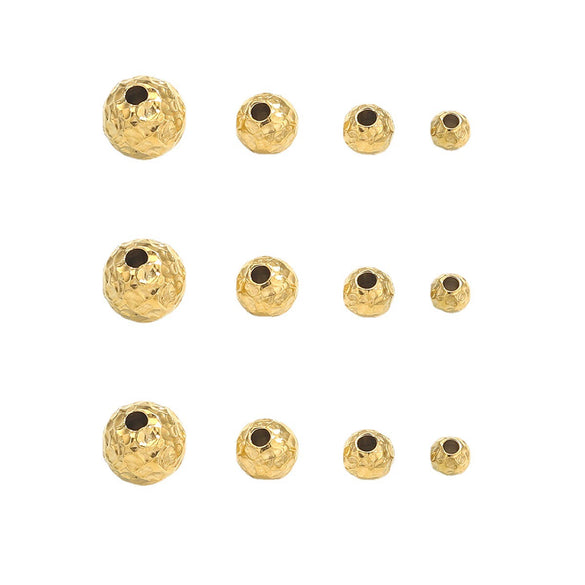 Stainless Steel Tube Beads Electroplated Diy Handmade Jewelry Accessories