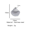 Stainless Steel Turtle Cross Paper Clip Marine Series Pendant Jewelry Electroplated