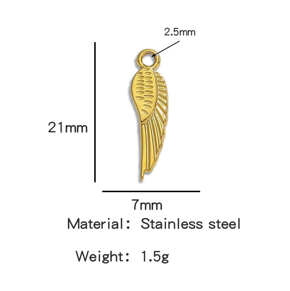 Stainless Steel Turtle Cross Paper Clip Marine Series Pendant Jewelry Electroplated