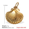 316L Stainless Steel Turtle Starfish Marine Life Pendant Jewelry Accessories Electroplated Diy Pendant Necklace