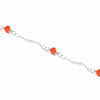 Stainless Steel Twist Bead Chain Necklace Bracelet Electrolytic Brightening No Fading Diy