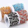 Stainless Steel Twist Bead Chain Necklace Bracelet Electrolytic Brightening No Fading Diy