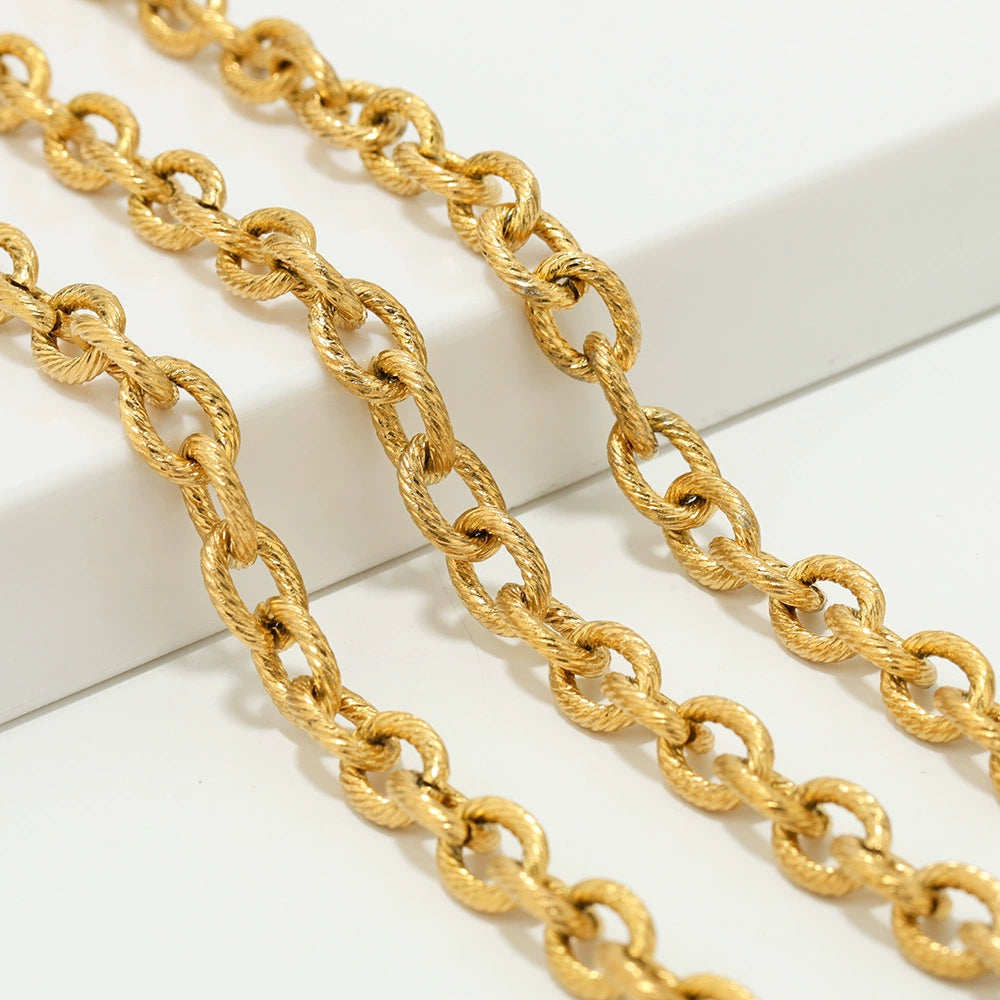 Stainless Steel Twist Chain Hiphop Jewelry Accessories With ...