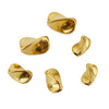 Stainless Steel Twist Pattern Beads Electroplated Gold Bracelet Necklace Diy Antique Hairpin Material