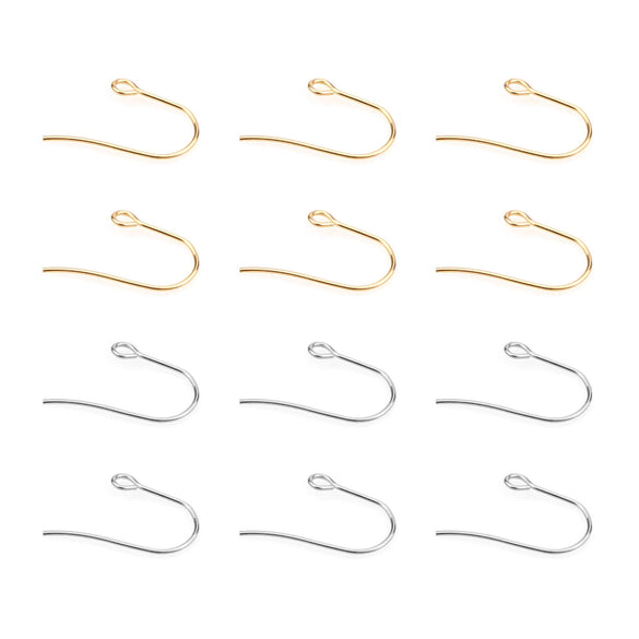 Stainless Steel U Shaped Ear Hook Earrings Handmade Jewelry Accessories Electroplated