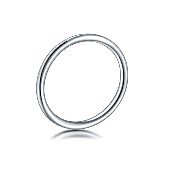 Stainless Steel U Shaped Electroplated Hole Free Nose Ring And Fake Lip Ring Jewelry Unisex