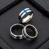 Stainless Steel U Shaped Electroplated Unisex Ring Jewelry