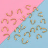 Stainless Steel U Shaped Horseshoe Buckle Jewelry Accessories Electroplated Handmade