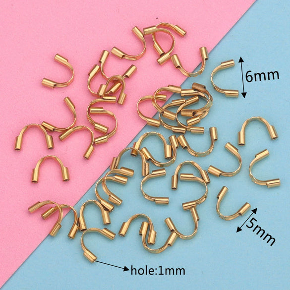 Stainless Steel U Shaped Horseshoe Buckle Jewelry Accessories Electroplated Handmade