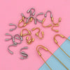 Stainless Steel U Shaped Horseshoe Buckle Jewelry Accessories Electroplated Handmade