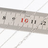 Stainless Steel Ultrafine Long Cross Beaded Chain Handmade Electrolysis Chain