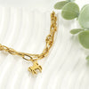 316L Stainless Steel Unicorn Animals Zodiac Niche Design Electroplated Women's Bracelet