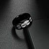 Stainless Steel Unisex Geometric Electroplated Ring Jewelry