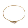 Stainless Steel Universal Diy Jewelry Accessories Bracelet With Positioning Beads And Sunflower Chain Electroplated