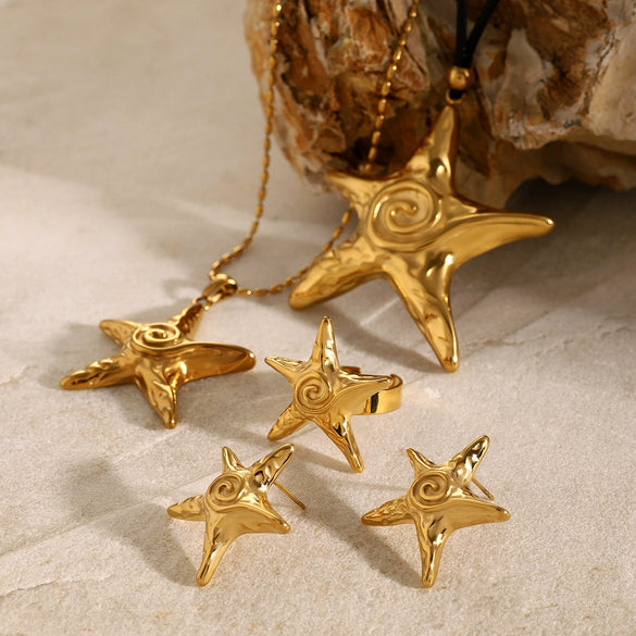 Stainless Steel Ushape Ladies Natural Style Earrings