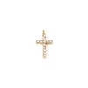 Stainless Steel Ushaped Diamond Cross Pendant Necklace Electroplated Unisex O Word Chain