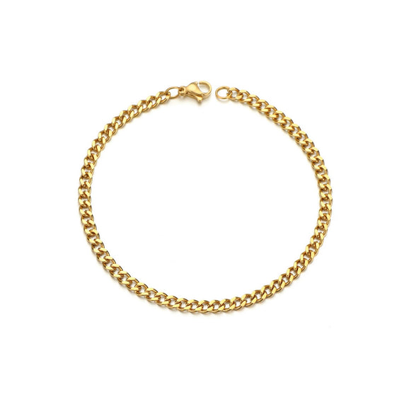 Stainless Steel Ushaped Electroplated Chain Bracelets Unisex