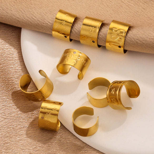 Stainless Steel Ushaped Electroplated Ear Clip Jewelry Accessories