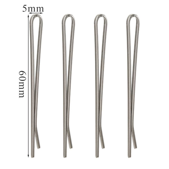 Stainless Steel Ushaped Hairpin With Totem Pattern For Hairdressing Diy Smooth Design Personality Style
