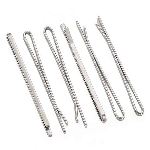 Stainless Steel Ushaped Hairpin With Totem Pattern For Hairdressing Diy Smooth Design Personality Style
