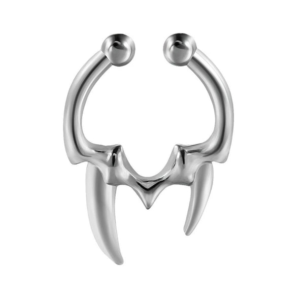 Stainless Steel Ushaped Nonperforated Nose Ring Jewelry With Polishing Treatment
