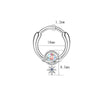 Stainless Steel Ushaped Nose Ring Ball Horseshoe Rod Piercing Jewelry Electroplated Combination Set Unisex