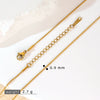 Stainless Steel Vacuum Electroplated Naked Chain Twist Chain Blade Round Snake Chain Single Chain Clavicle Chain Plain Chain