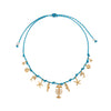Stainless Steel Vacuum Electroplated Rope Necklace In Ocean Colorful Burgundy Style