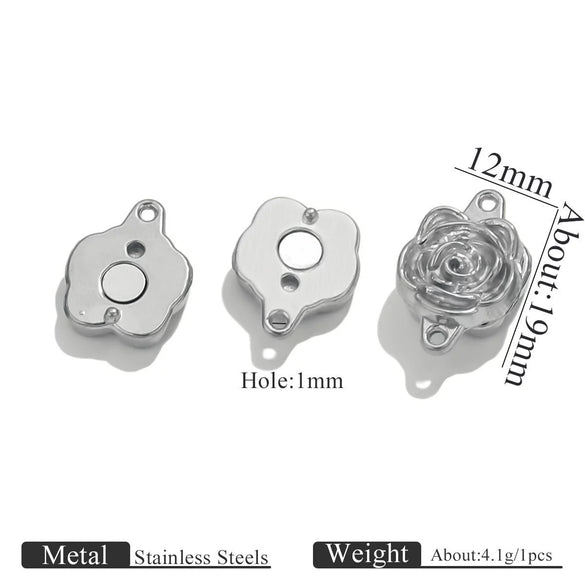 Stainless Steel Vacuum Goldplated Magnetic Buckle Jewelry Braceletnecklace With Electroplating Finish